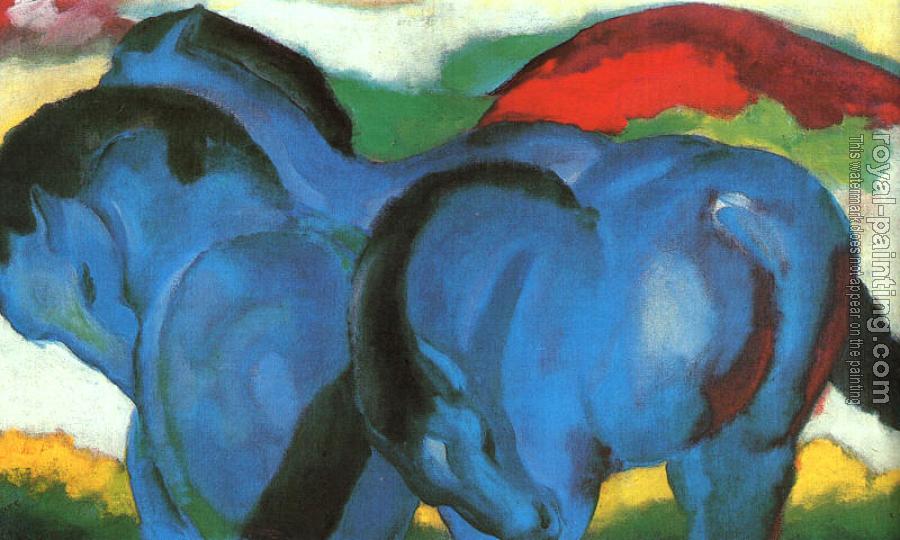 Franz Marc : The Little Blue Horses